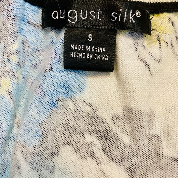 August Silk Knit Top, Size S - Picture 4 of 4